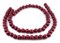 The Bead Chest Natural 12mm Wooden Beads in Red for Jewelry Making – Round Loose Wood Spacer Beads I Approximately 35 Beads